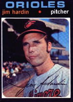 1971 Topps Baseball Cards      491     Jim Hardin